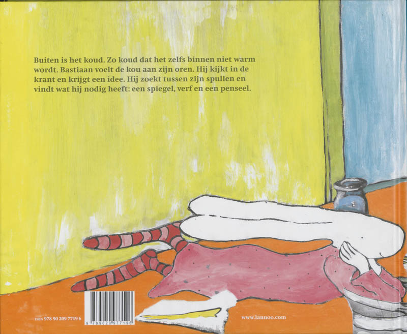 Twee lange oren, het verhaal van Bastiaan Haas achterkant