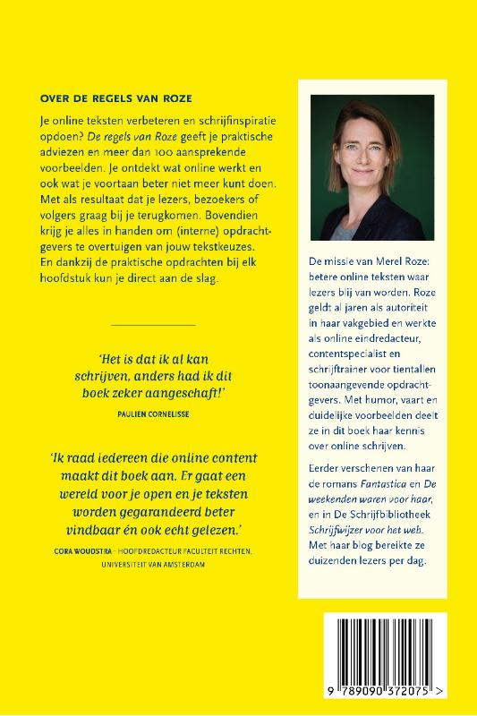 De regels van Roze achterkant