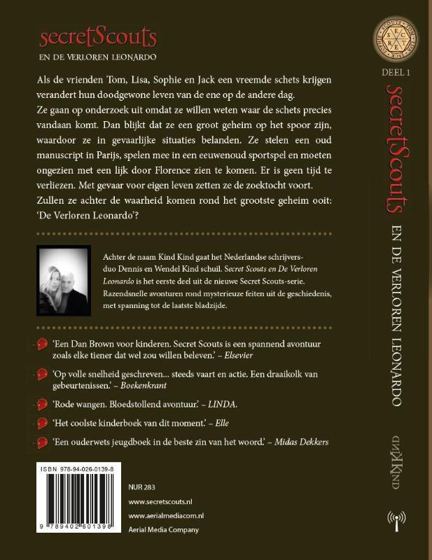 Secret Scouts and the Lost Leonardo achterkant