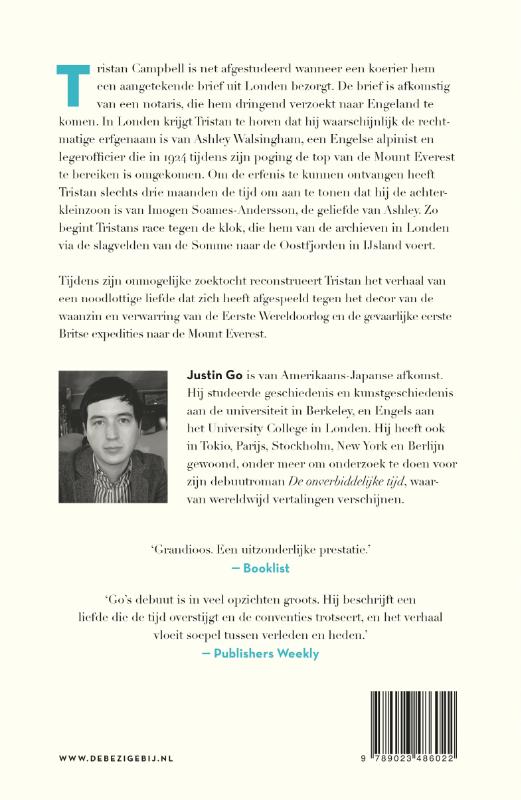 De onverbiddelijke tijd achterkant