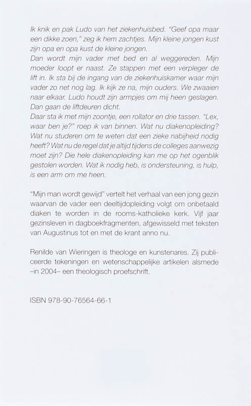 Mijn man wordt gewijd achterkant