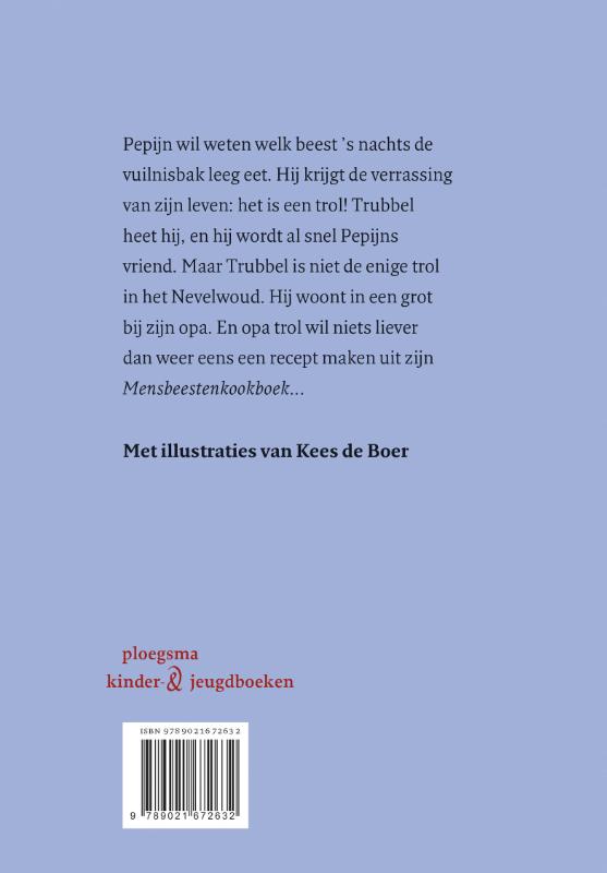 Trubbel de trol / Trubbel de trol achterkant