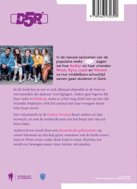 De zomer van Amber / D5R achterkant