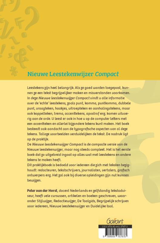 Nieuwe Leestekenwijzer – Compact achterkant