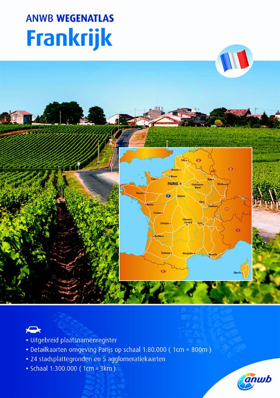 Frankrijk / ANWB wegenatlas