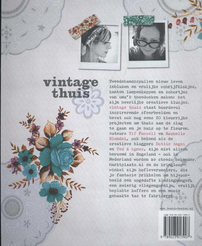 Vintage thuis achterkant