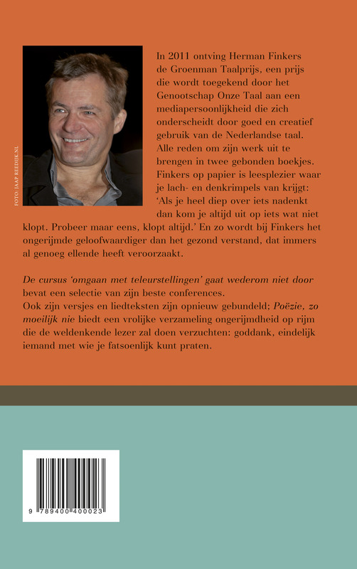 De cursus 'omgaan met teleurstellingen' gaat wederom niet door achterkant