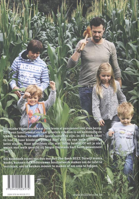 Ellemieke's familie kookboek achterkant