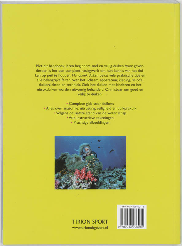 Handboek Duiken achterkant