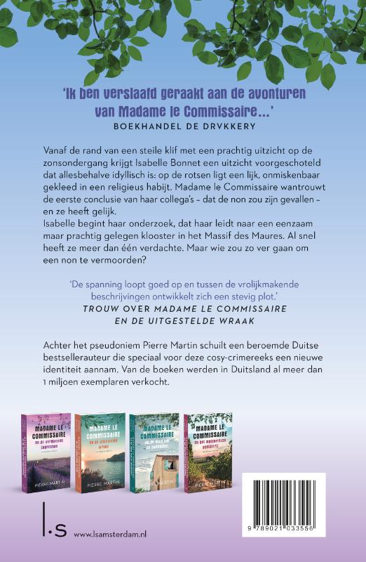 Madame le Commissaire en de dode non / Madame le Commissaire / 5 achterkant