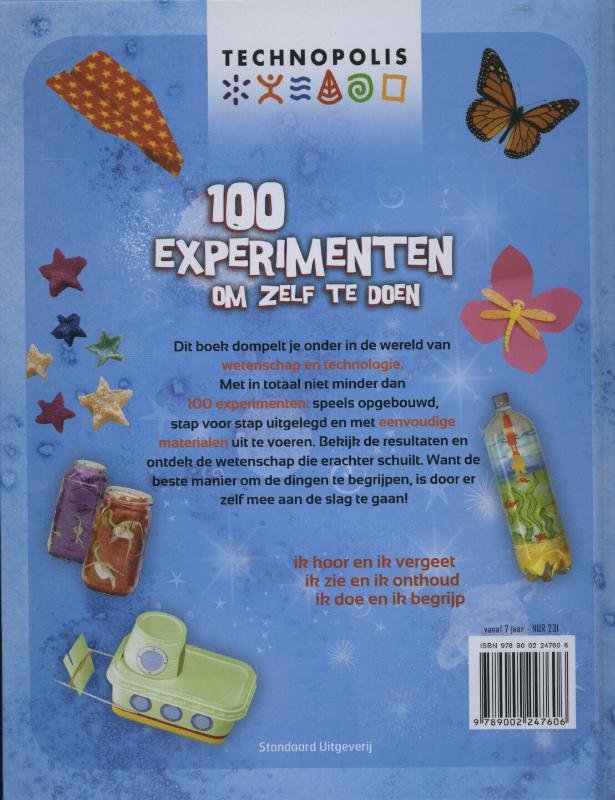 100 experimenten om zelf te doen achterkant