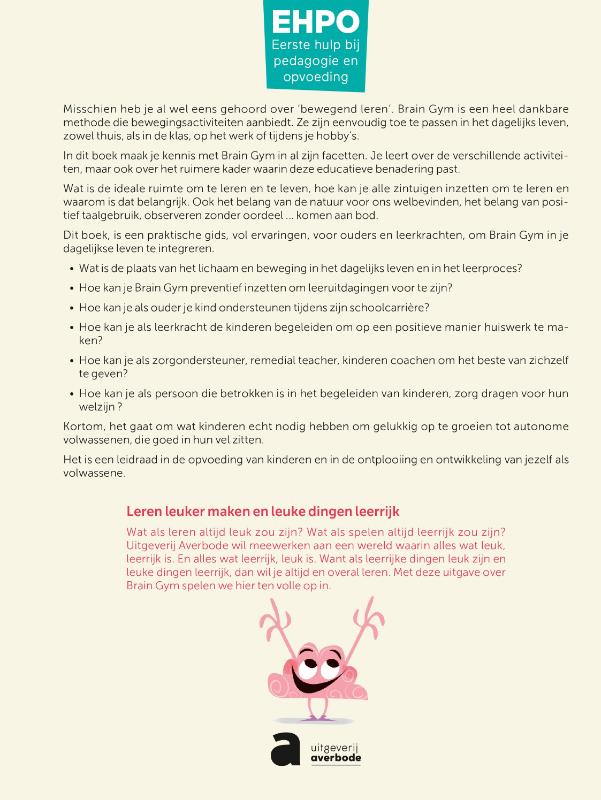Brain Gym - Speels en bewegend leren achterkant