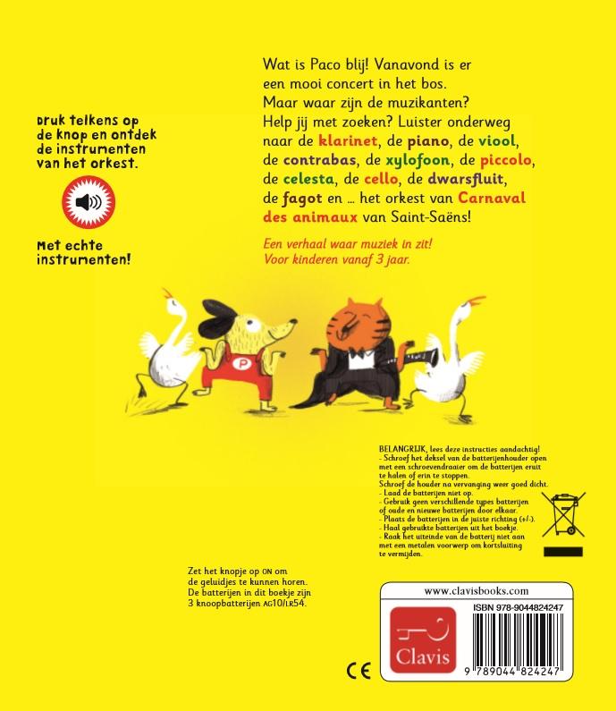 Paco - Paco en het orkest achterkant