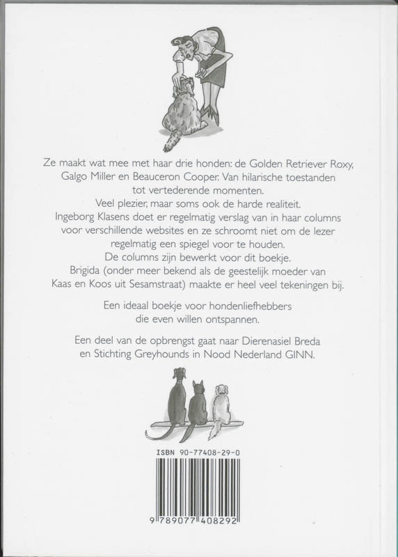 Even hondspannen achterkant