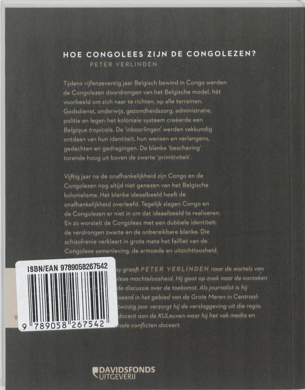 Hoe Congolees Zijn De Congolezen? achterkant