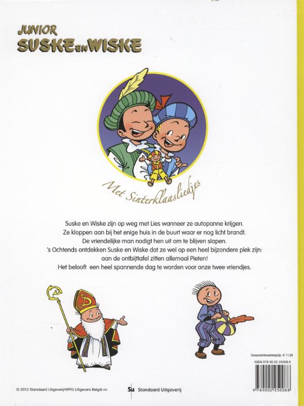 Junior Suske en Wiske - Het geheim van Sinterklaas achterkant