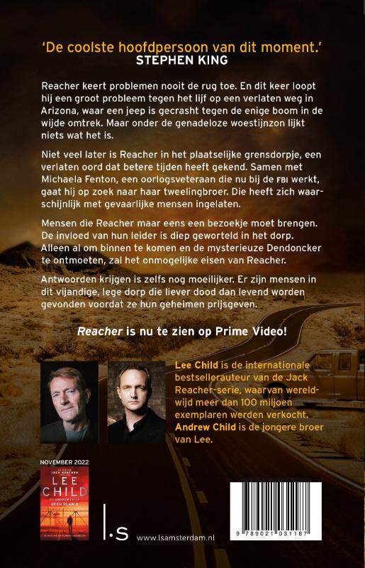 Liever dood dan levend / Jack Reacher / 26 achterkant