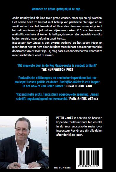 Dodelijke affaire / Roy Grace / 12 achterkant