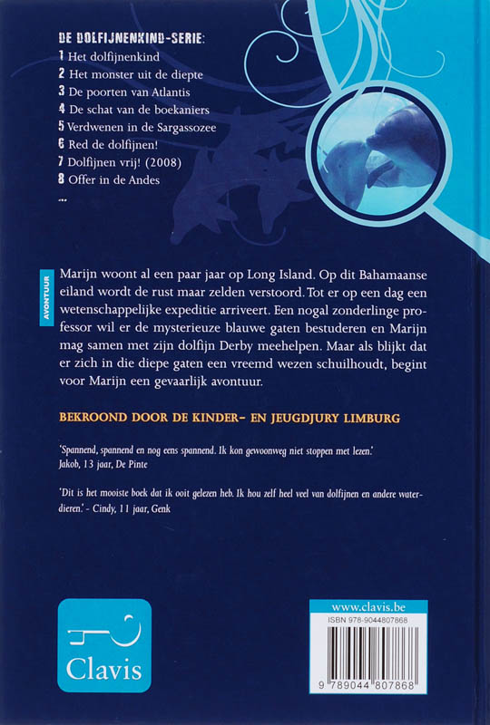 Het monster uit de diepte / Dolfijnenkind / 2 achterkant