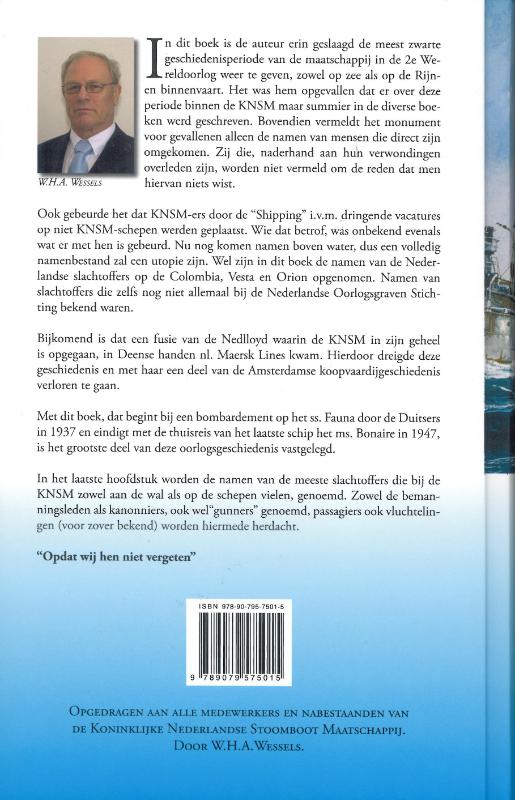 De KNSM in de 2e Wereldoorlog achterkant