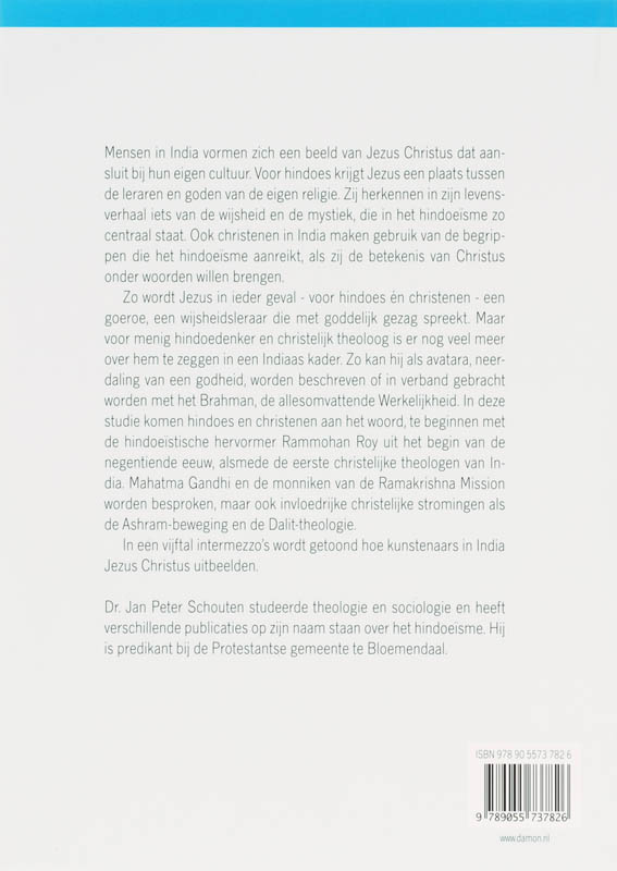 Jezus als goeroe achterkant