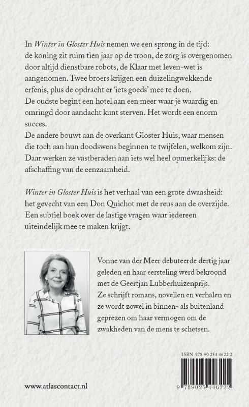 Winter in Gloster Huis achterkant