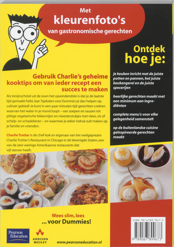 Topkoken voor Dummies / Voor Dummies achterkant