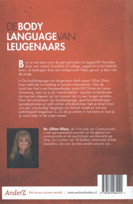 De bodylanguage van leugenaars achterkant