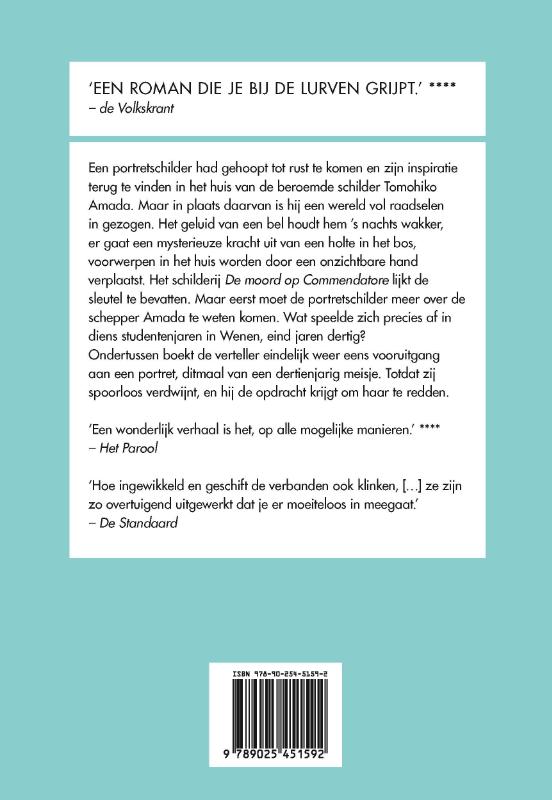 De moord op Commendatore- Deel 2 achterkant