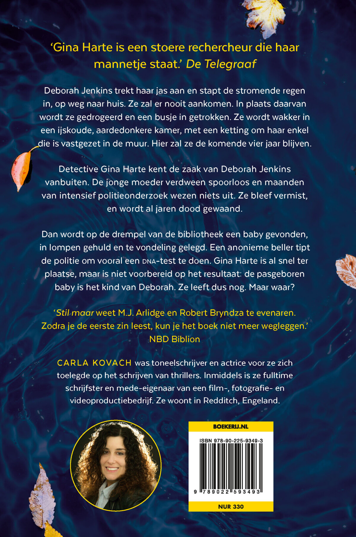 Stil maar / Gina Harte / 1 achterkant