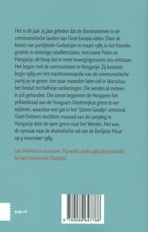 Het jaar dat de Muur viel achterkant