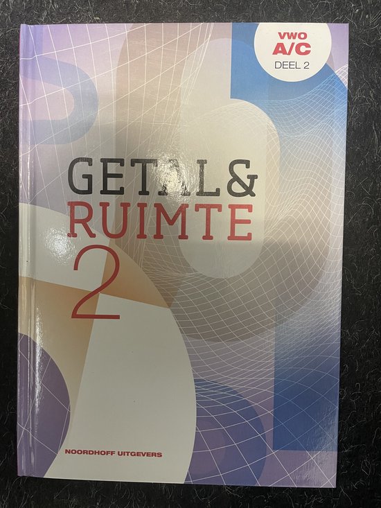 Getal & Ruimte 11e ed leerboek vwo A/C deel 2