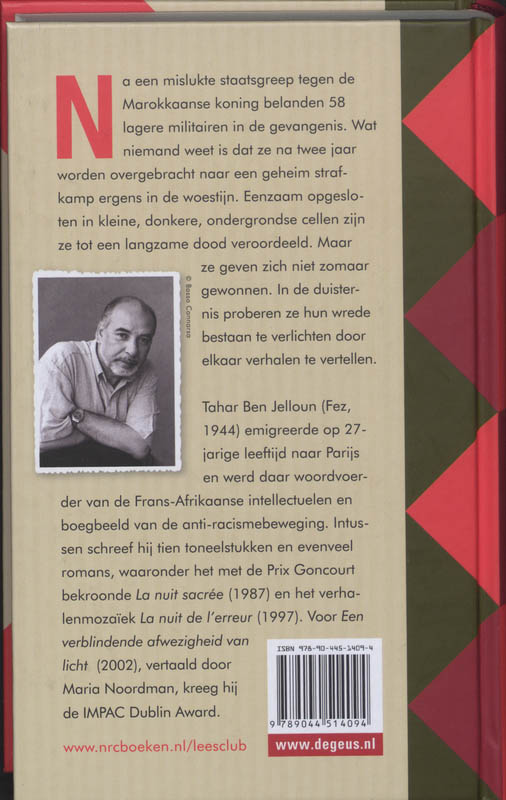 Een verblindende afwezigheid van licht / druk Heruitgave achterkant