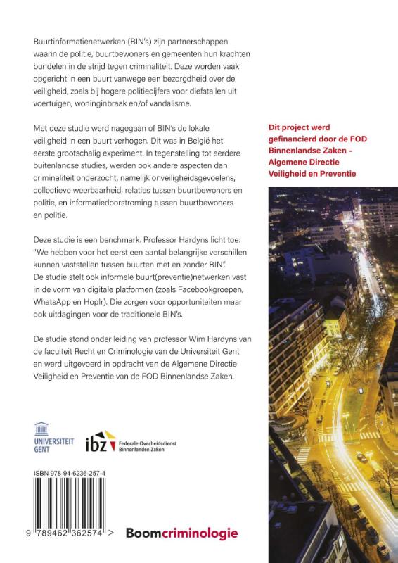 Buurtinformatienetwerken en lokale veiligheid achterkant