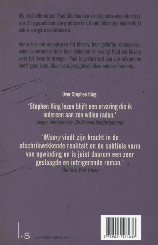 Misery achterkant