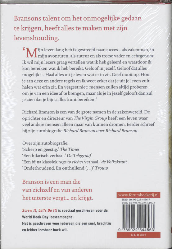 Screw It Let's Do It achterkant