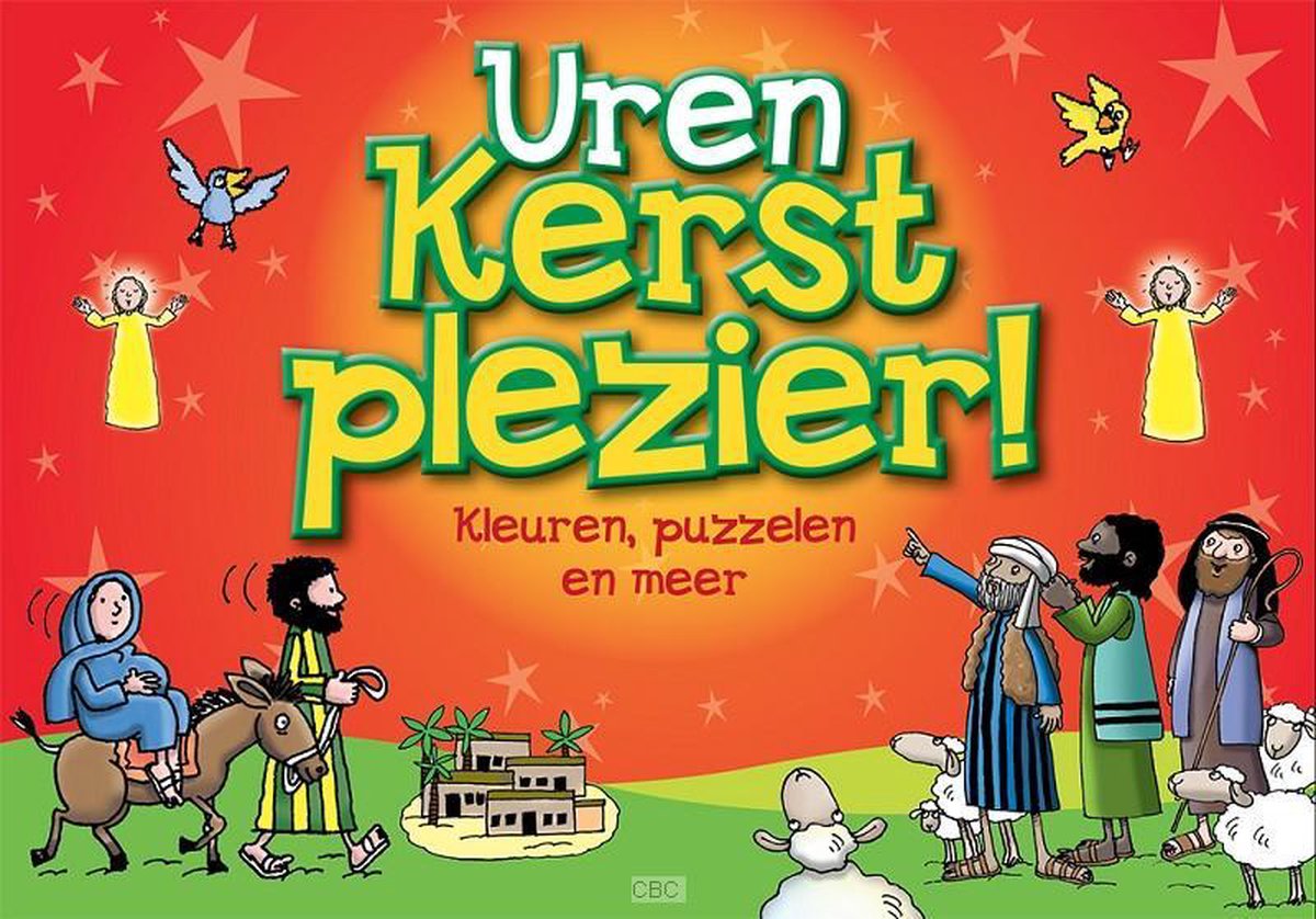 Uren kerstplezier! kleuren puzzelen ect.