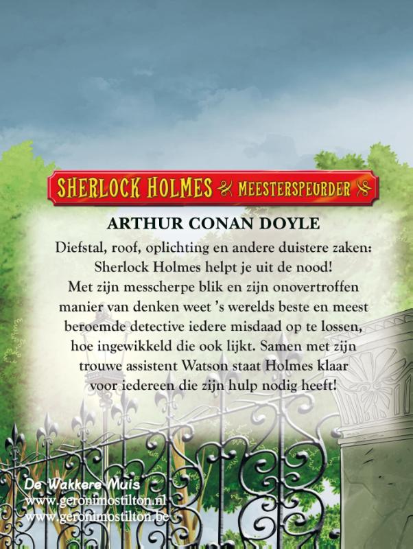 Sherlock Holmes, meesterspeurder achterkant