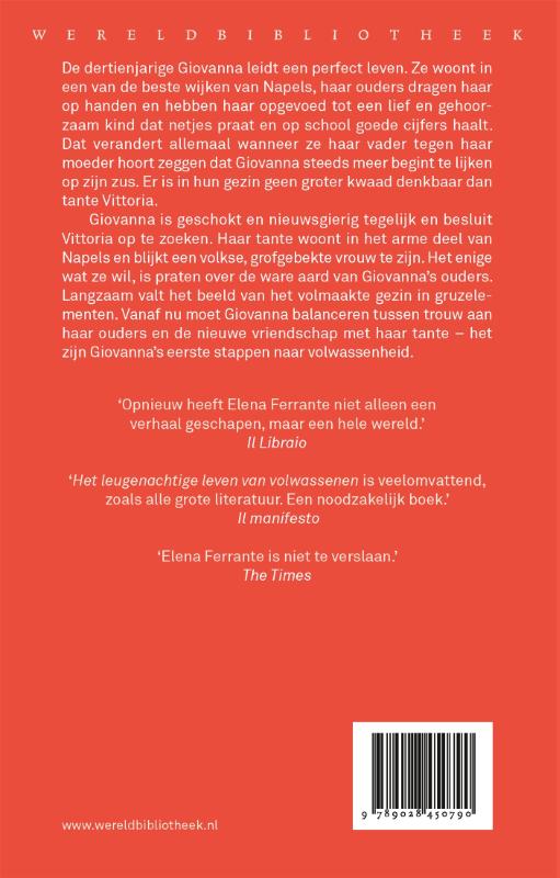 Het leugenachtige leven van volwassenen achterkant