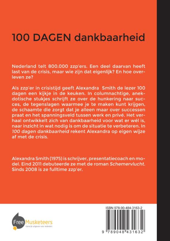 100 dagen dankbaarheid achterkant