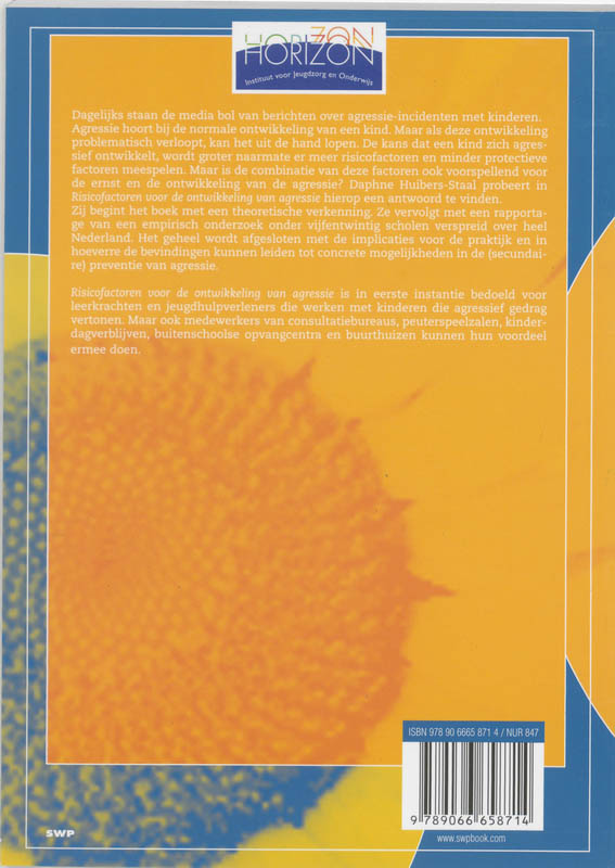 Risicofactoren Voor De Ontwikkeling Van Agressie achterkant