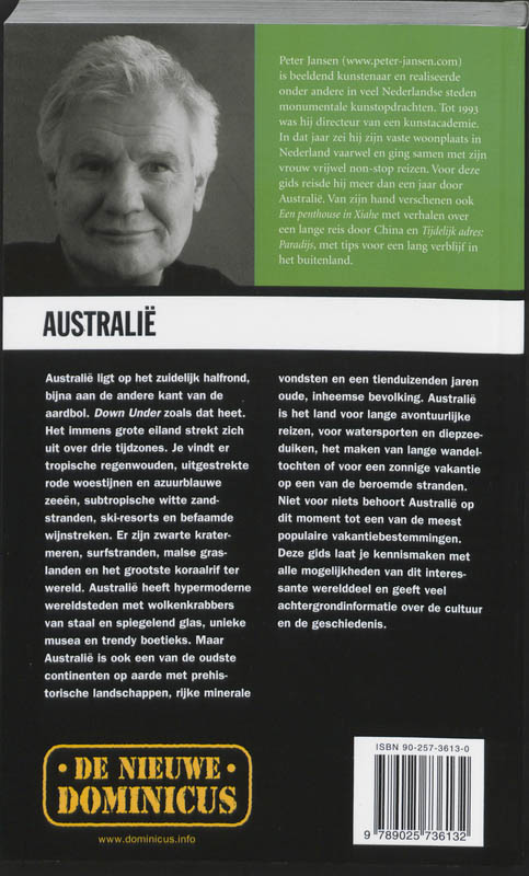 Australie / Dominicus landengids achterkant