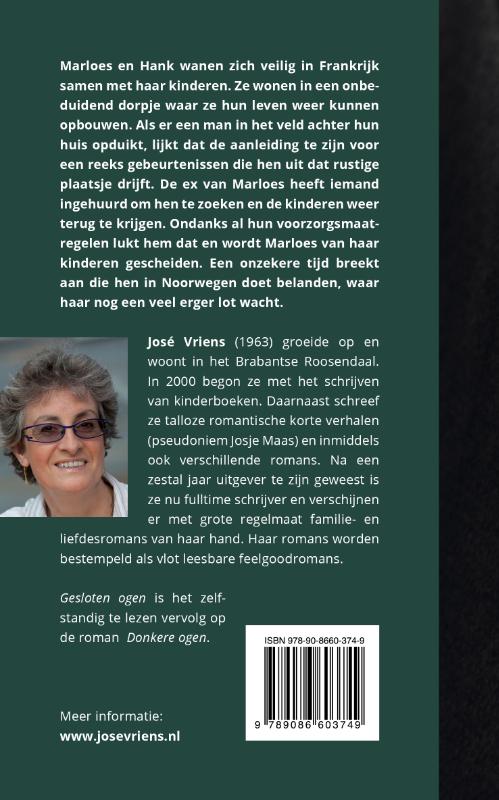 Gesloten ogen achterkant