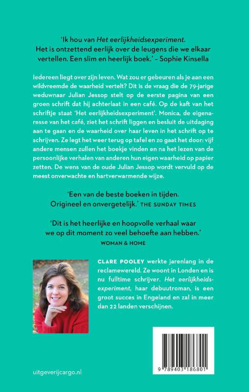 Het eerlijkheidsexperiment achterkant