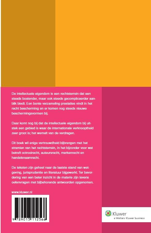 Bescherming van de intellectuele eigendom achterkant