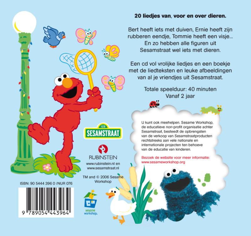 Dierendingen En Cd achterkant