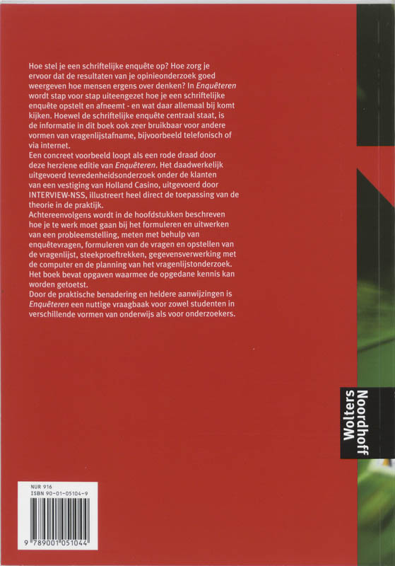 Enqueteren achterkant