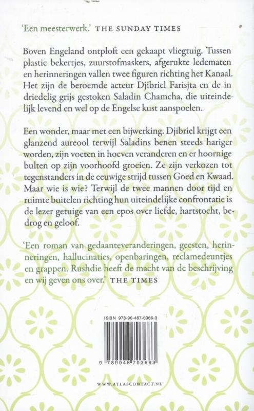 De duivelsverzen achterkant