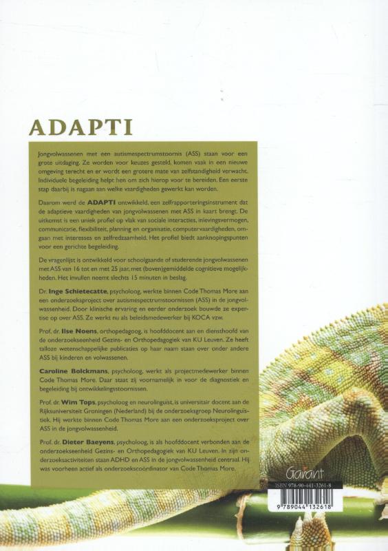 Adapti achterkant