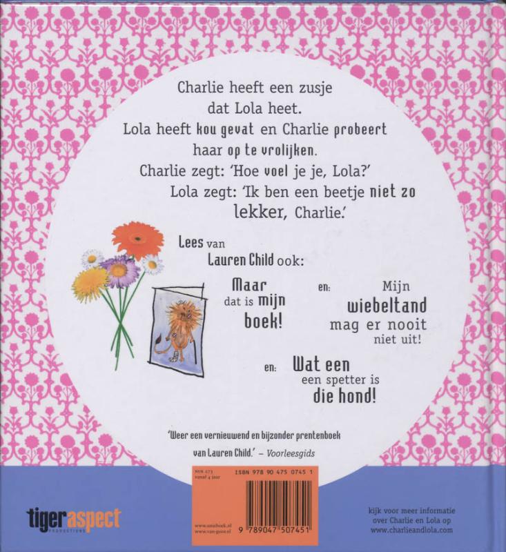 Ik Ben Een Beetje Niet Zo Lekker achterkant